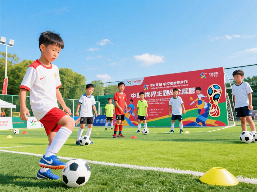 体彩携手足球学校推出世界杯主题训练营